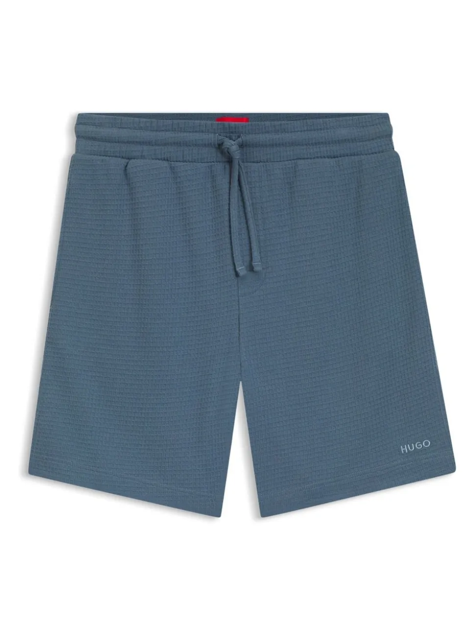 HUGO Blue Waffle Logo Shorts