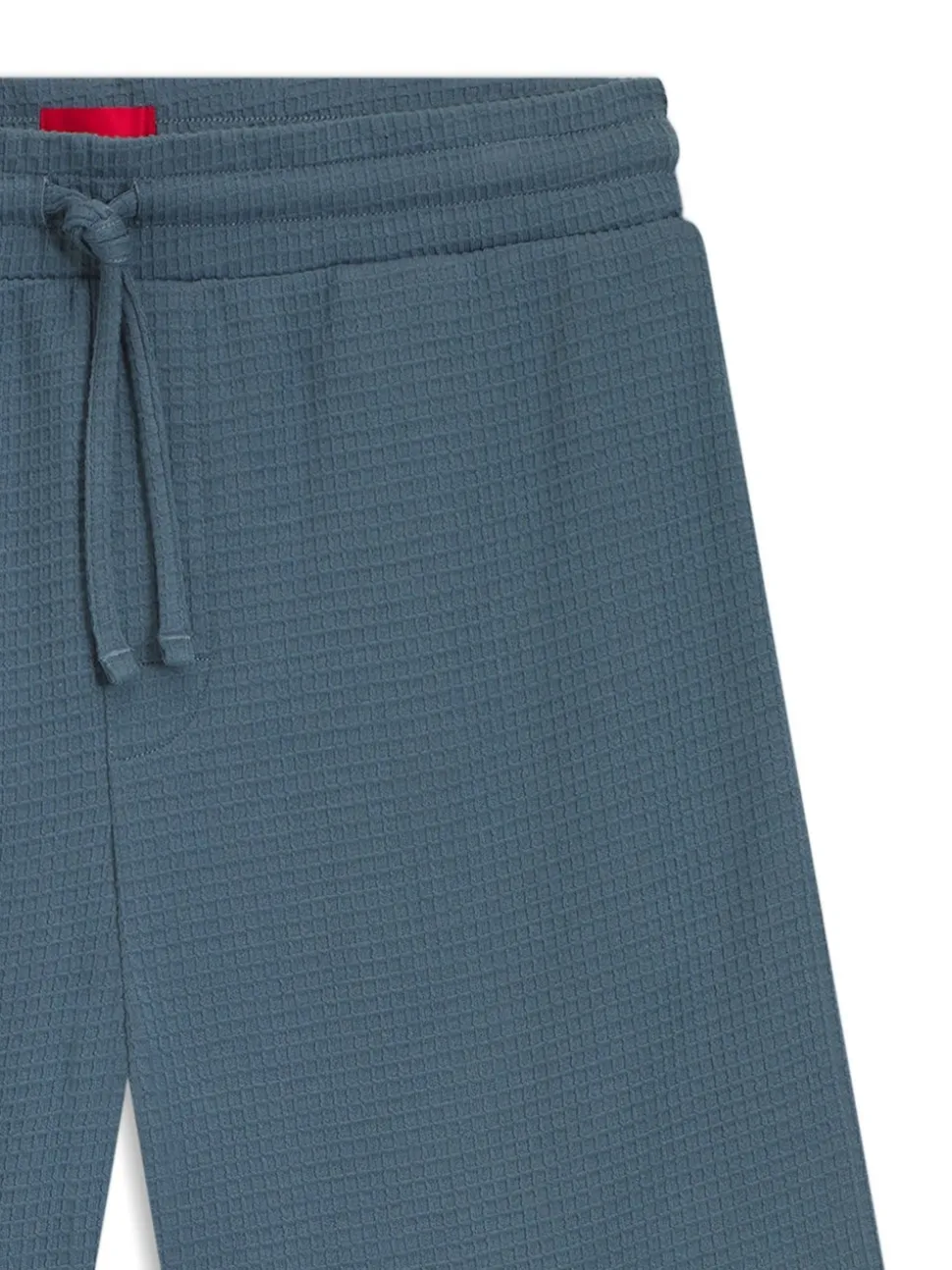HUGO Blue Waffle Logo Shorts