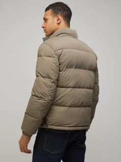 Hugo Grey Logo Puffer Jacket