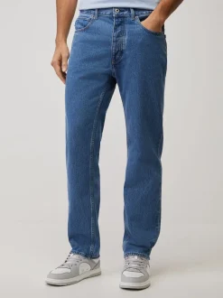 HUGO Light Blue Denim Jonah Straight Fit Denim Jeans