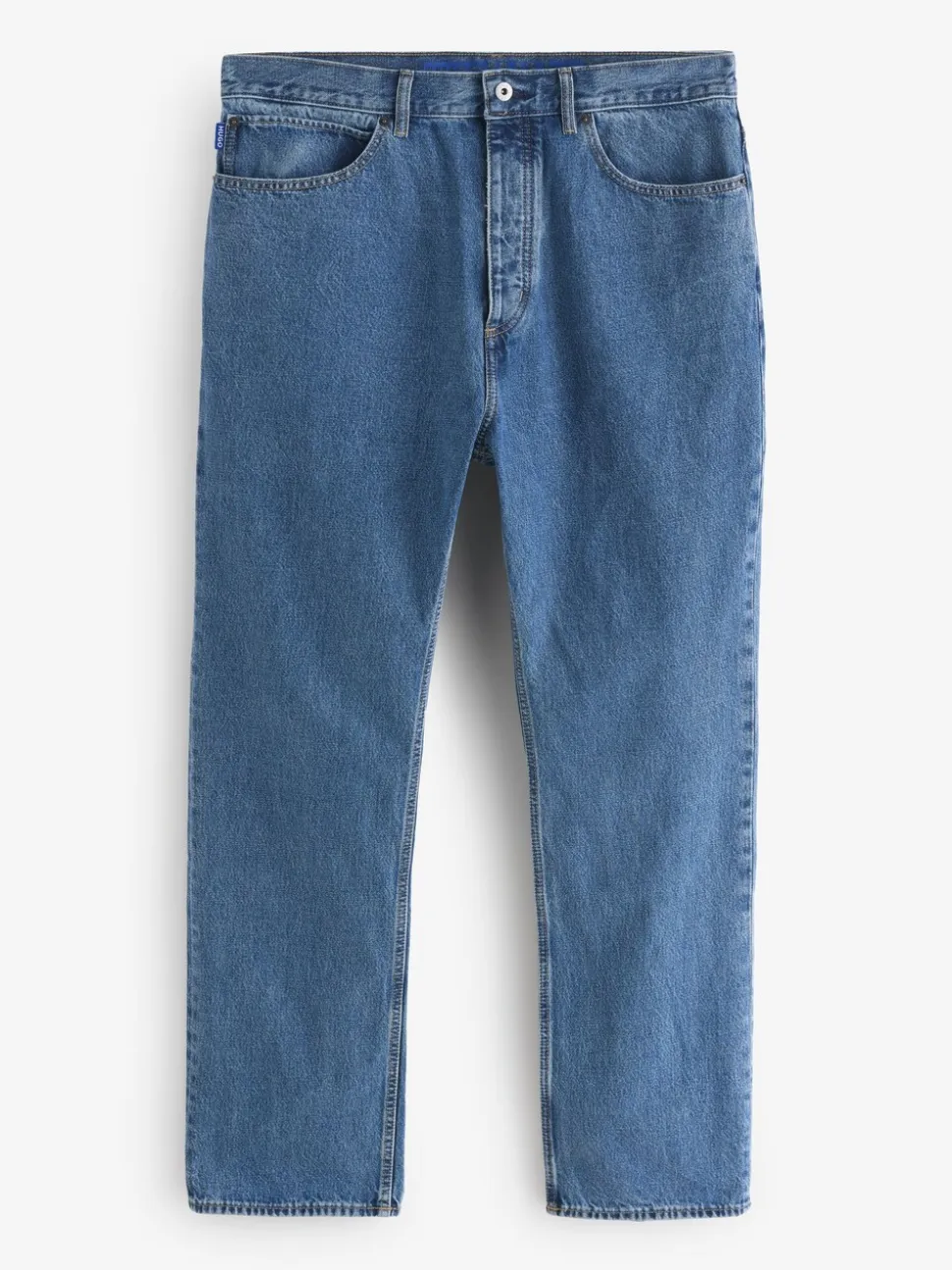 HUGO Light Blue Denim Nate Relaxed Loose Fit Denim Jeans