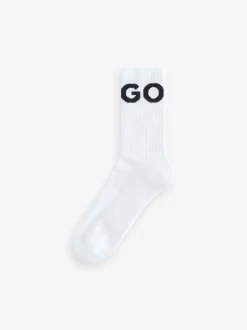 HUGO White Hugo Sport Socks 3 Pack