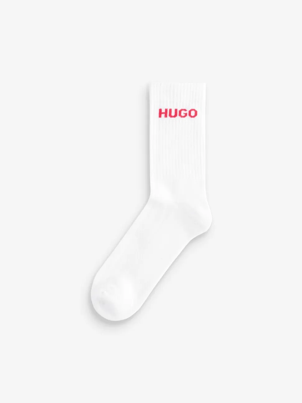 HUGO White Logo Socks 6 Pack
