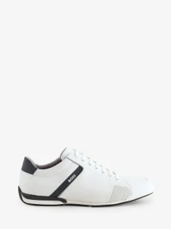 HUGO White Logo Trainers