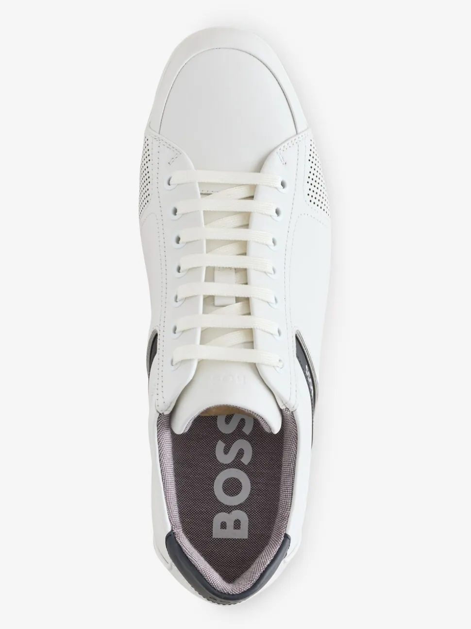 HUGO White Logo Trainers