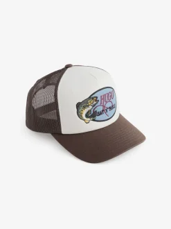 HUGO White Trucker Cap