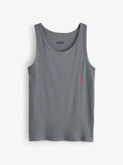 HUGO White Vests 3 Pack