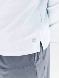 Ice Grey Active Training Gym Quarter Zip Sweater