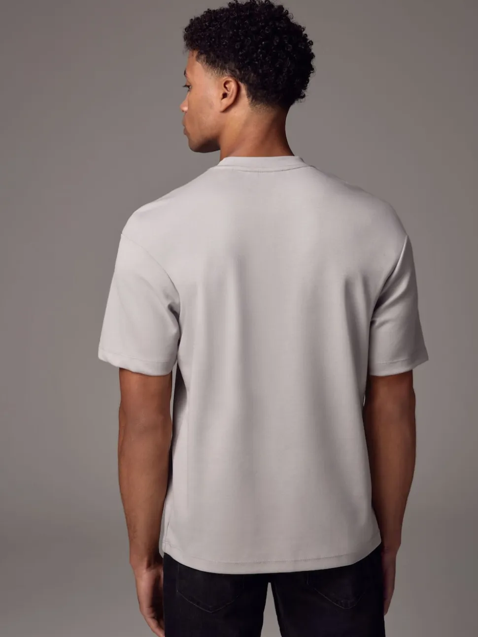 Ice Grey Relaxed Fit Heavyweight T-Shirt