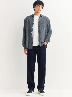 Indigo Rinse Classic Stretch Relaxed Fit Jeans