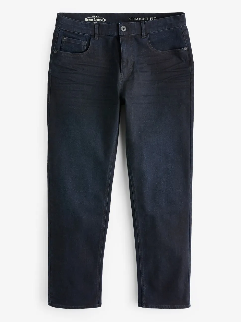 Ink Blue Straight Fit Straight Fit Essential Stretch Jeans