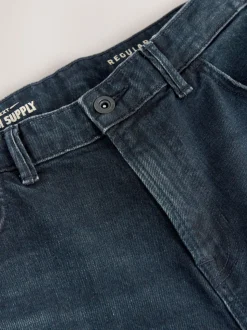 Ink Regular Tapered Fit Authentic Stretch Denim Jeans