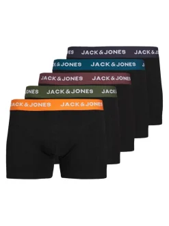 JACK & JONES Black 5 Pack Boxers
