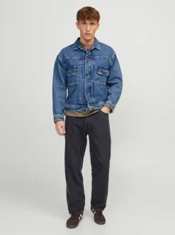 JACK & JONES Black Alex Baggy Fit Jeans