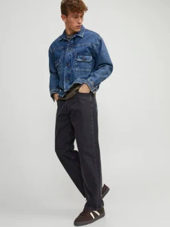 JACK & JONES Black Alex Baggy Fit Jeans