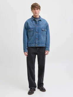 JACK & JONES Black Alex Baggy Fit Jeans