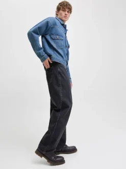 JACK & JONES Black Alex Baggy Fit Jeans