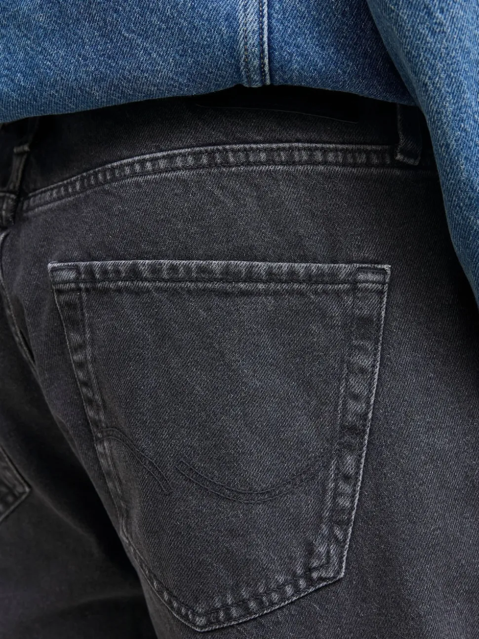 JACK & JONES Black Alex Baggy Fit Jeans