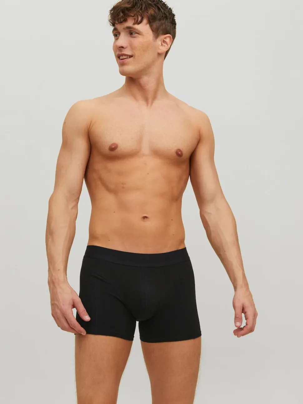 JACK & JONES Black Boxer Shorts 5 Pack