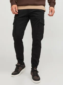 JACK & JONES Black Cargo Trouser