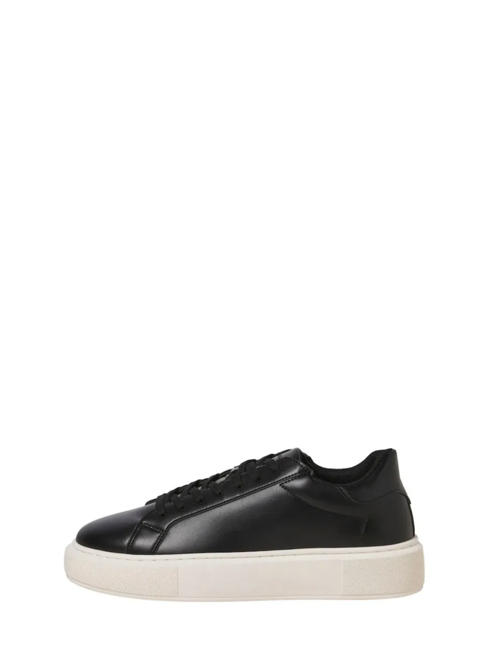 JACK & JONES Black Chunky Sole PU Trainers