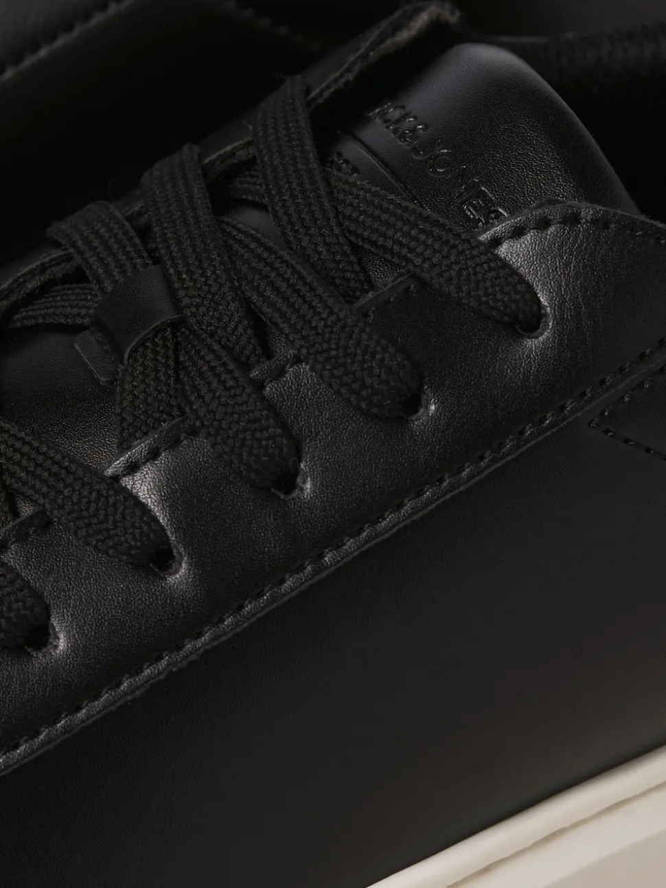 JACK & JONES Black Chunky Sole PU Trainers