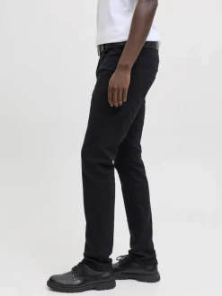 JACK & JONES Black Glenn Slim Fit 5 Pocket Chino Trousers