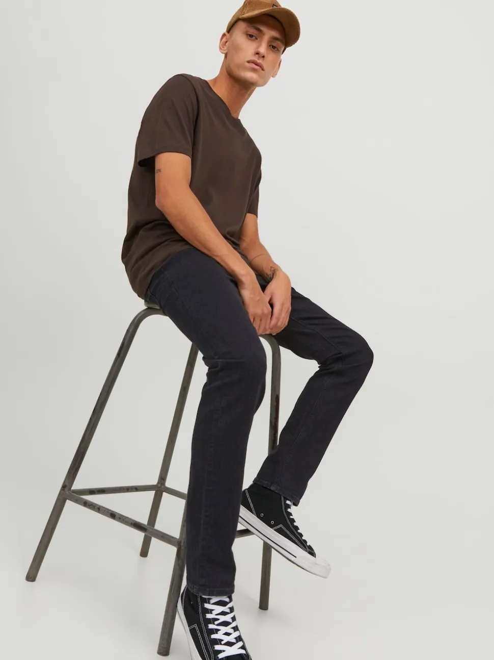 JACK & JONES Black Glenn Slim Fit Jeans