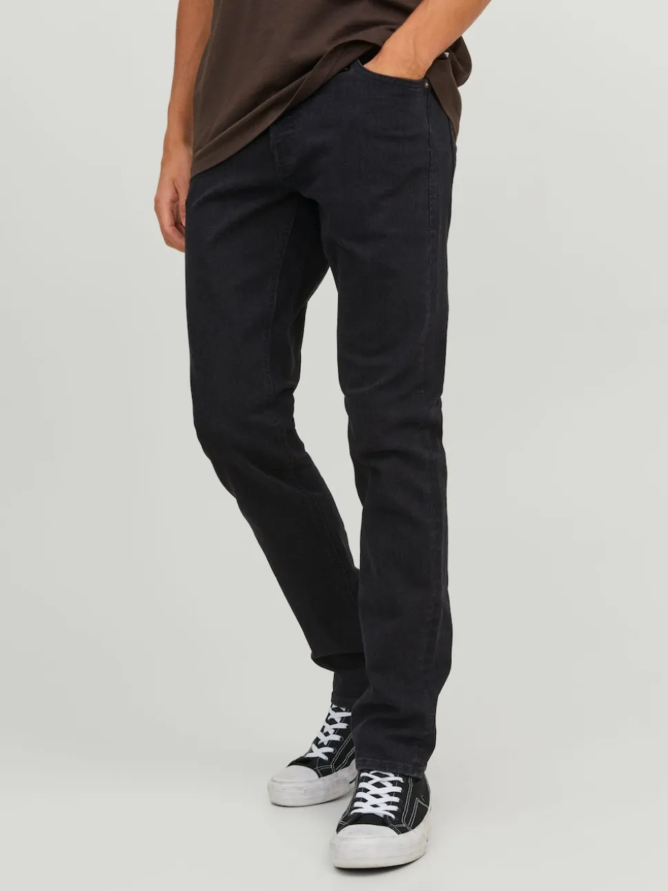 JACK & JONES Black Glenn Slim Fit Jeans