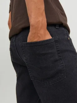 JACK & JONES Black Glenn Slim Fit Jeans