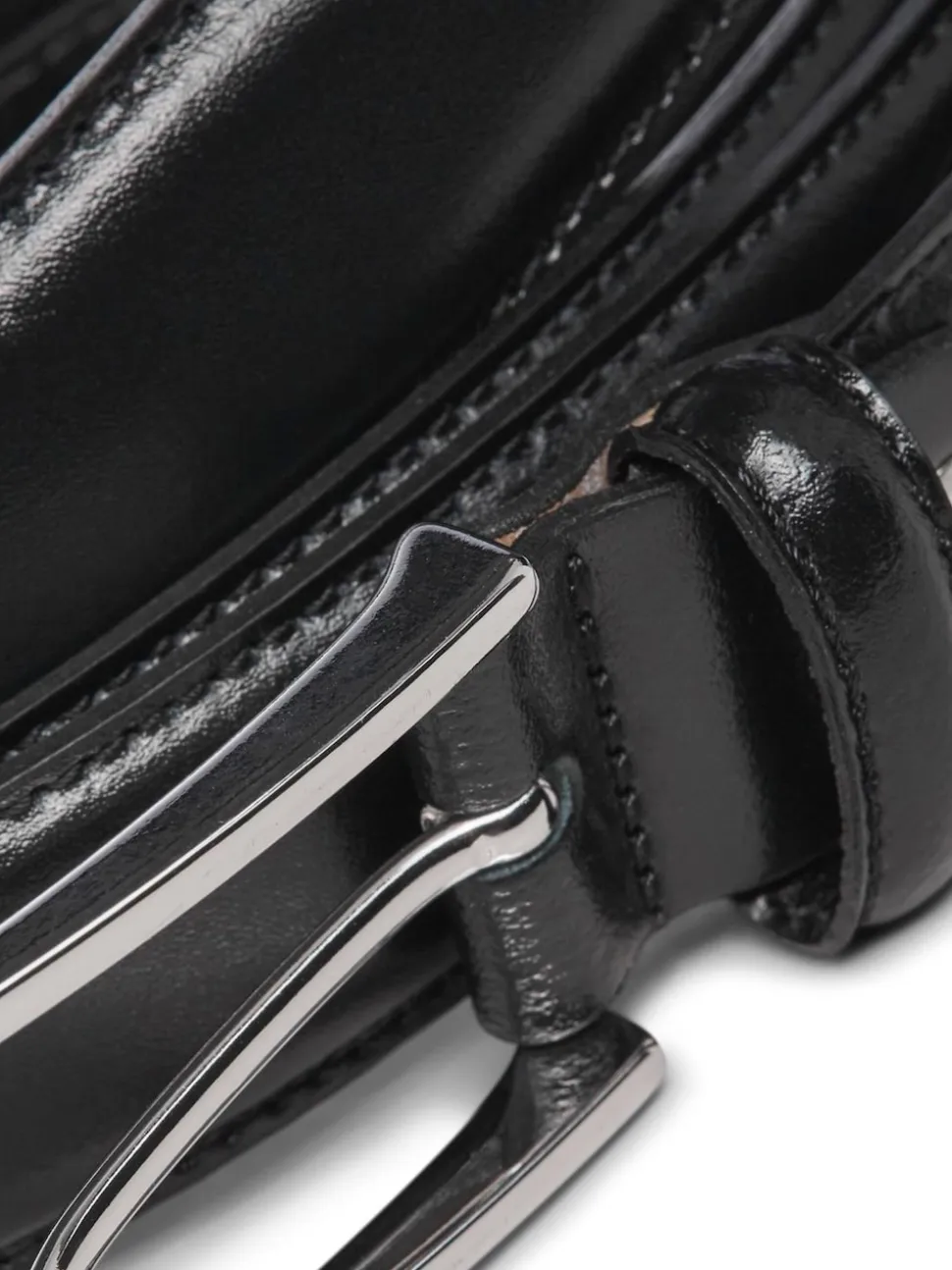 JACK & JONES Black Leather Belt