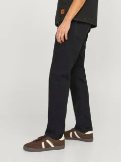 JACK & JONES Black Mike Original Tapered Fit Jeans