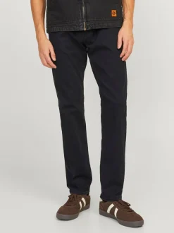 JACK & JONES Black Mike Original Tapered Fit Jeans