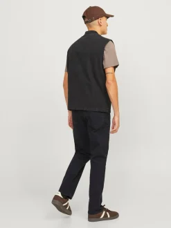 JACK & JONES Black Mike Original Tapered Fit Jeans