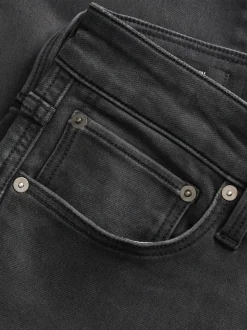 JACK & JONES Black Mike Slim Fit Jeans
