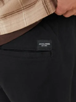 JACK & JONES Black Relaxed Fit Cargo Trousers