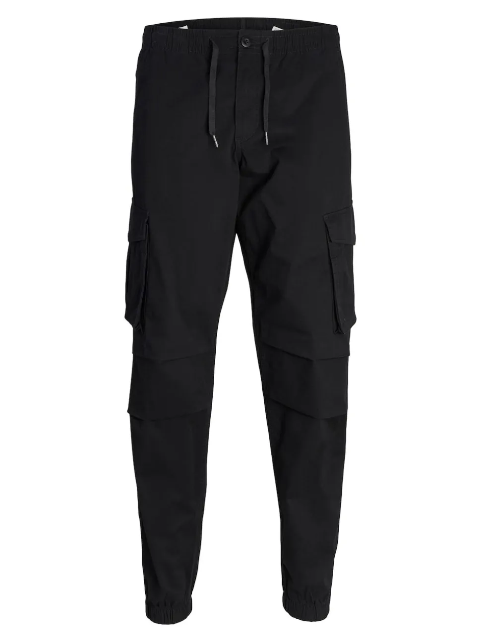 JACK & JONES Black Relaxed Fit Cargo Trousers