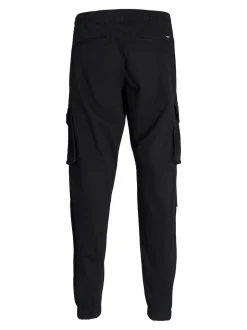 JACK & JONES Black Relaxed Fit Cargo Trousers