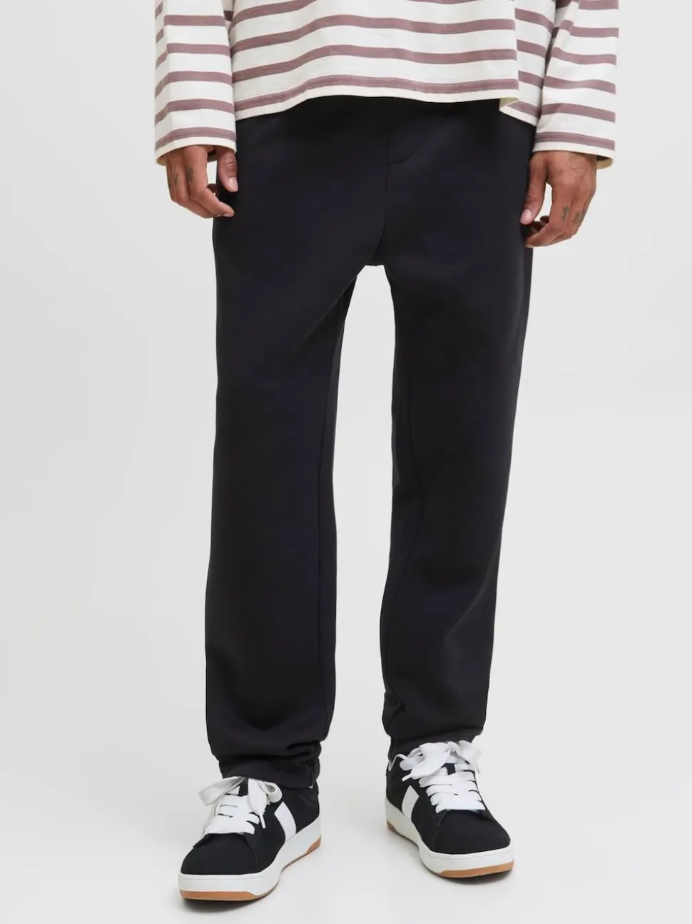 JACK & JONES Black Relaxed Fit Joggers