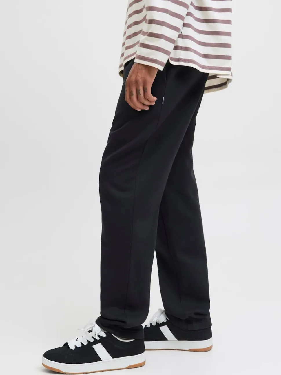 JACK & JONES Black Relaxed Fit Joggers