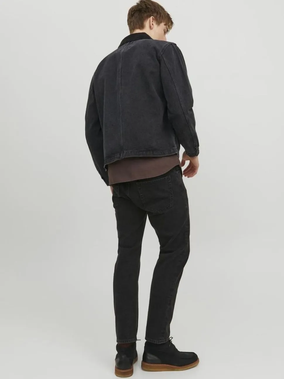 JACK & JONES Black Relaxed Fit Chris Jeans