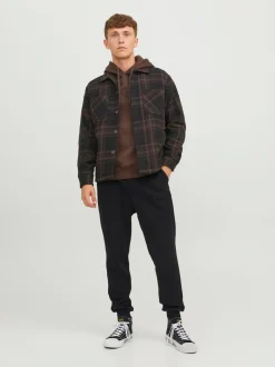 JACK & JONES Black Slim Fit Sweat Joggers