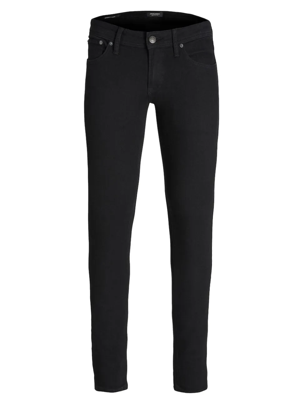 JACK & JONES Black Slim Fit Glenn Jeans