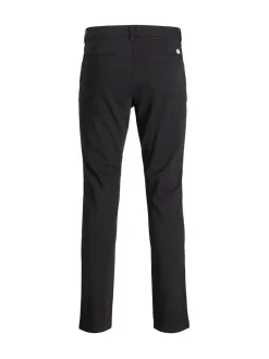JACK & JONES Black Slim Fit Chino Trousers