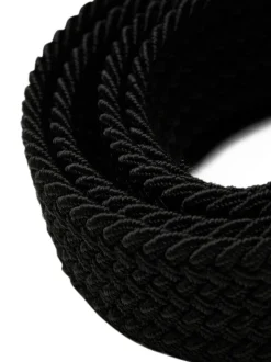 JACK & JONES Black Woven Belt