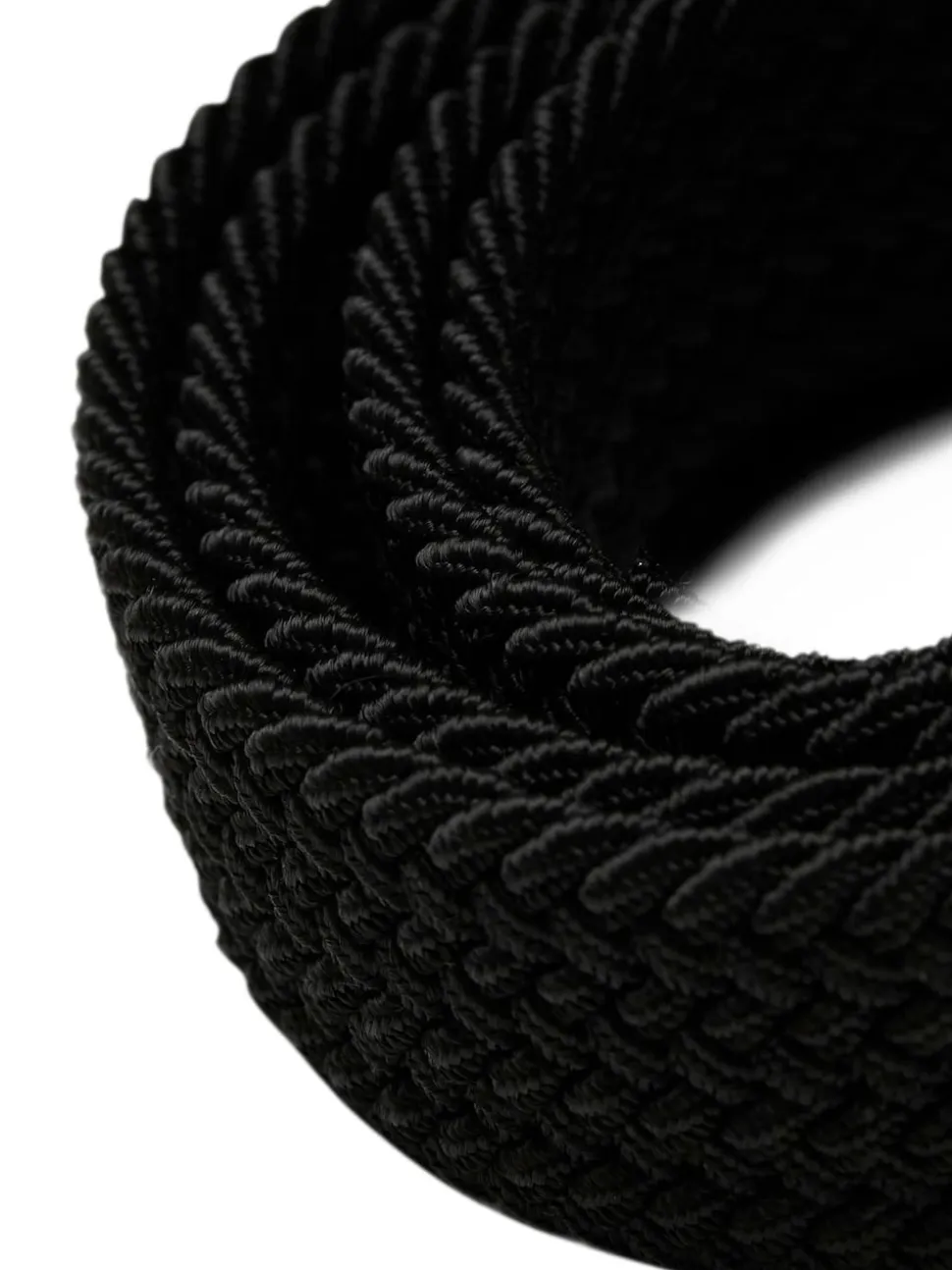 JACK & JONES Black Woven Belt