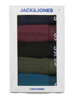 JACK & JONES Blue 5 Pack Boxers