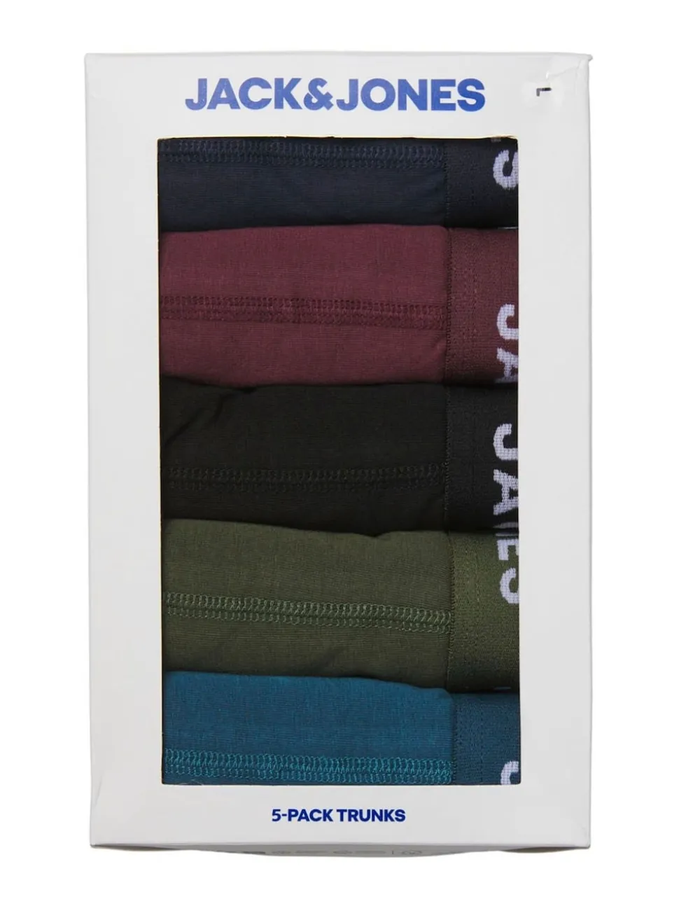 JACK & JONES Blue 5 Pack Boxers