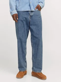 JACK & JONES Blue Alex Baggy Fit Jeans
