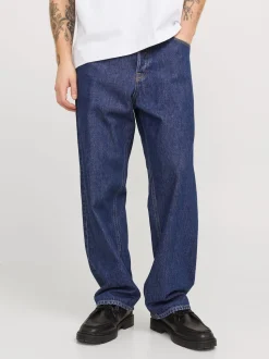 JACK & JONES Blue Alex Baggy Fit Jeans